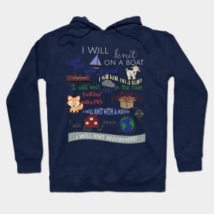 Knitting Products: I Will Knit on a Boat Hoodie